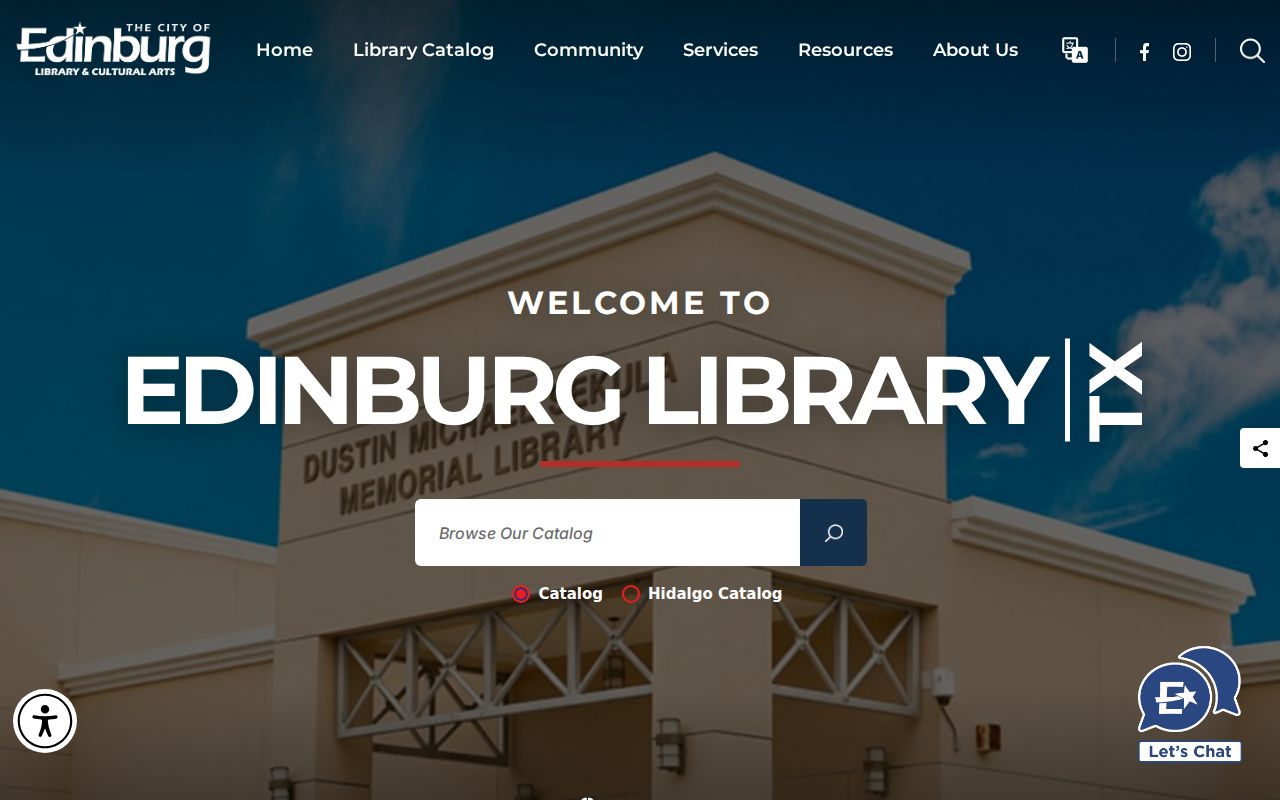Edinburg city directory Sekula Memorial Library catalog access