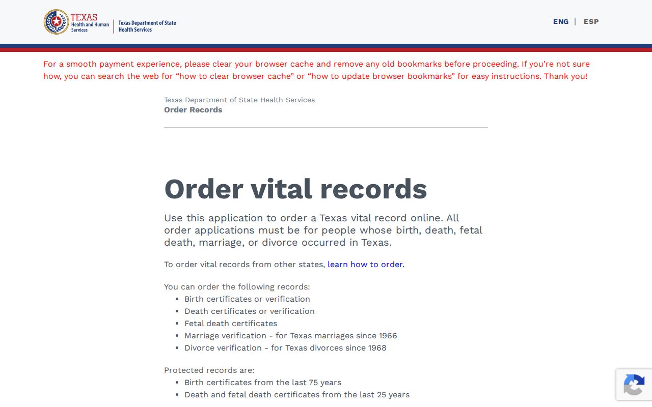 Edinburg resident lookup Texas vital record online application